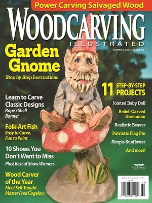 cover image of Woodcarving Illustrated Issue 63 Summer 2013